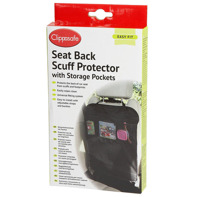 Clippasafe Seat Back Scuff Protector – Black