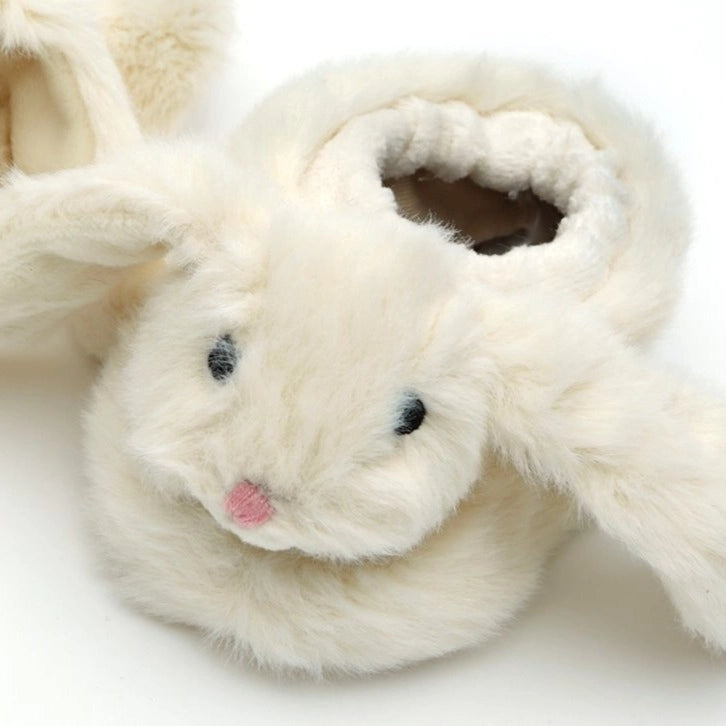 Jomanda Cream Bunny Baby Slippers