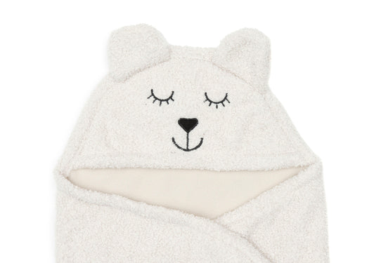 Jollein Wrap Blanket Bear Boucle - Biscuit