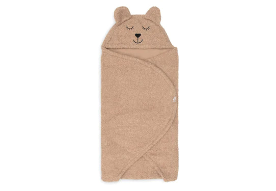 Jollein Wrap Blanket Bear Boucle - Biscuit