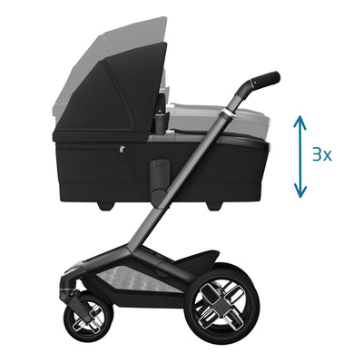 Maxi-Cosi Fame Premium 10 Piece Travel System - Twillic Black