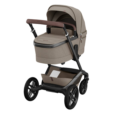 Maxi-Cosi Fame Premium 10 Piece Travel System - Twillic Truffle/Black Wheels