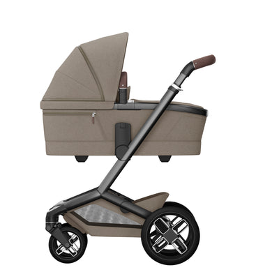 Maxi-Cosi Fame Premium 10 Piece Travel System - Twillic Truffle/Black Wheels