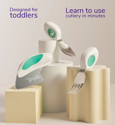 Doddl Toddler Spoon, Fork & Knife Cutlery Set