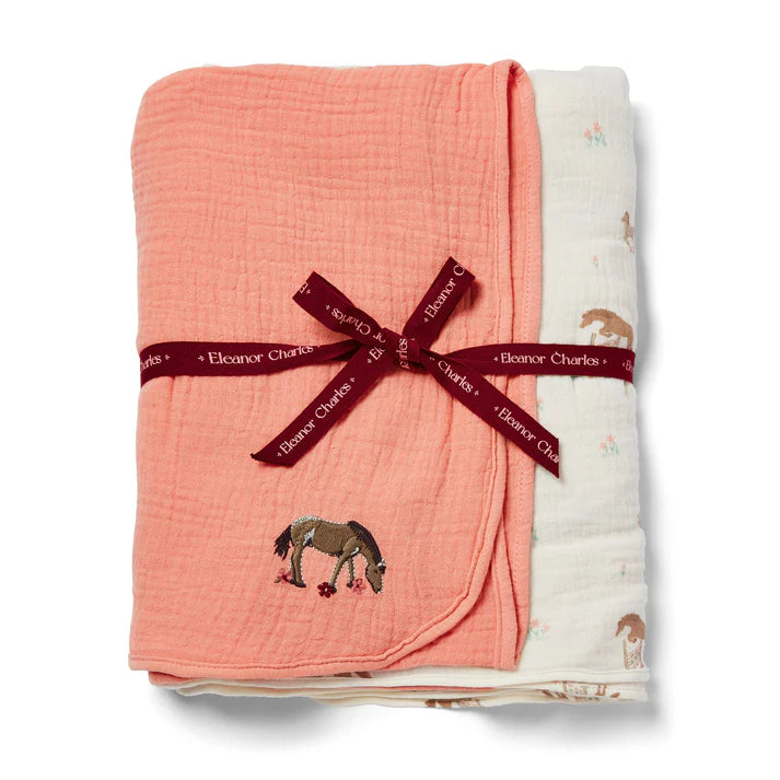 Eleanor Charles The Pony Collection Swaddles - 2 pack