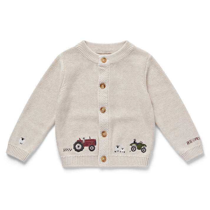 Eleanor Charles On The Farm Organic Cotton Cardigan