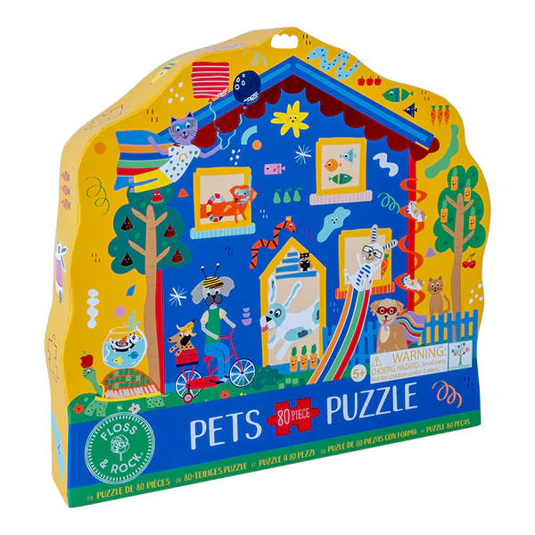 Floss & Rock Pets Home 80 Piece Jigsaw