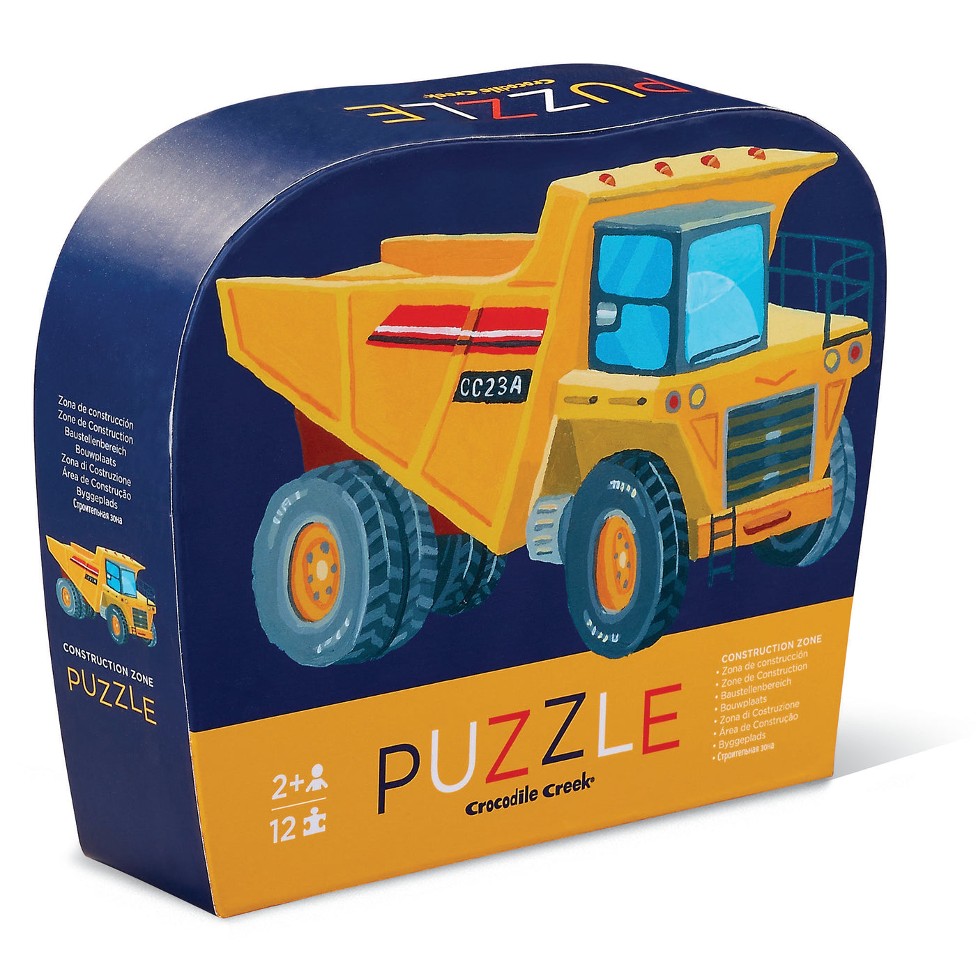 12-Piece Mini Puzzle - Construction Zone
