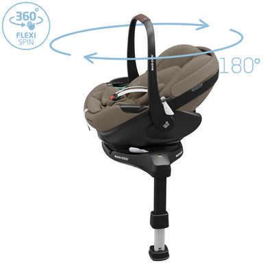 Maxi-Cosi Fame Premium 10 Piece Travel System - Twillic Truffle/Black Wheels