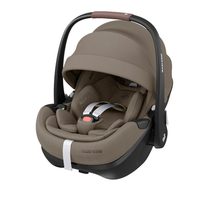Maxi-Cosi Fame Premium 10 Piece Travel System - Twillic Truffle/Black Wheels