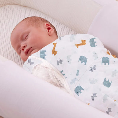 Purflo 2.5 Tog Swaddle to Sleep Bag – Animal Safari