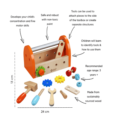 Classic World Carpenter Tool Box