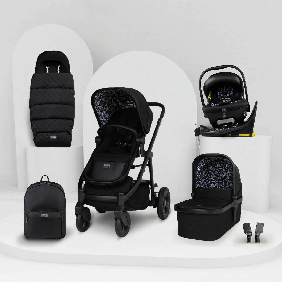 Cosatto WOW3 Everything Bundle - Black Silhouette