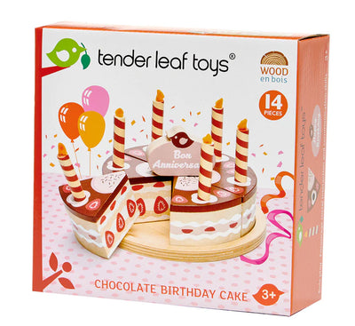 Tender Leaf Chocolate Birthday Cake