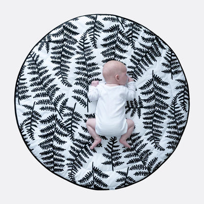 Etta Loves Plant Print Playmat- reversible newborn to 4 months and 5+ months