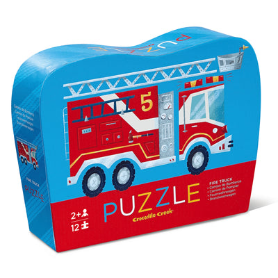 12-Piece Mini Puzzle - Fire Truck