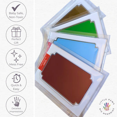 Little Paws Big Memories  Clean Touch, Mess Free Ink Pad Set