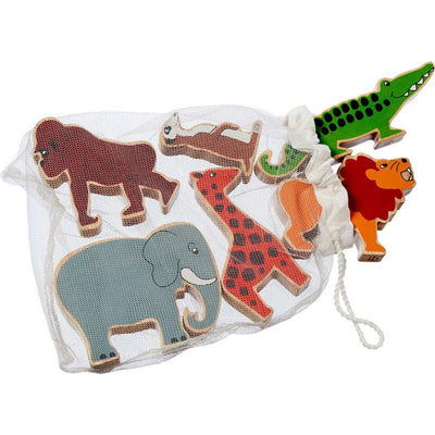 Lanka Kade Wooden World Animal Playset - 6 animals