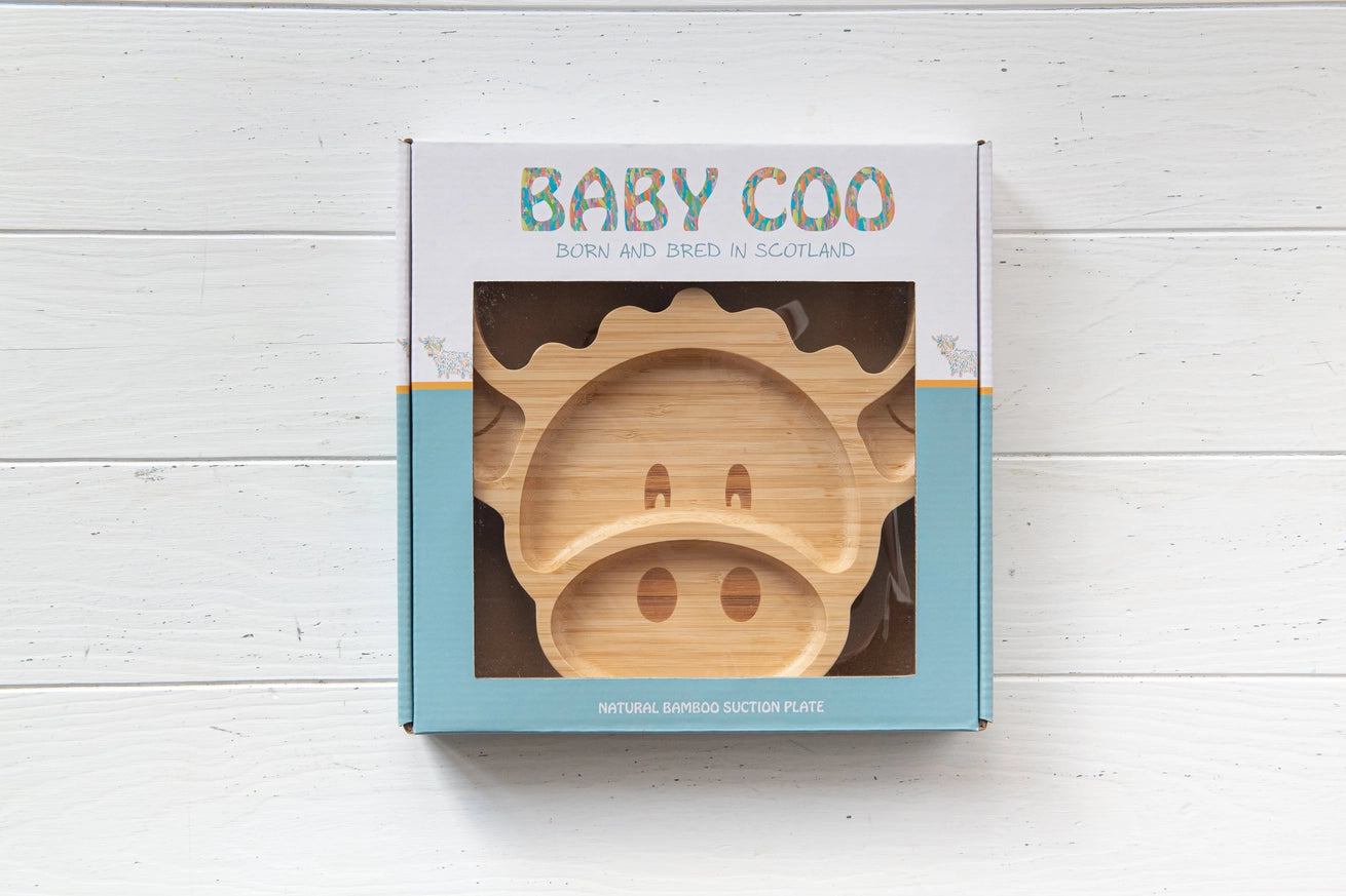 Hairy Coo Baby Coo Bamboo Plate
