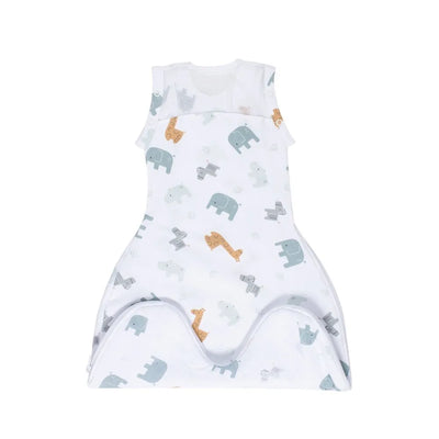 Purflo 2.5 Tog Swaddle to Sleep Bag – Animal Safari