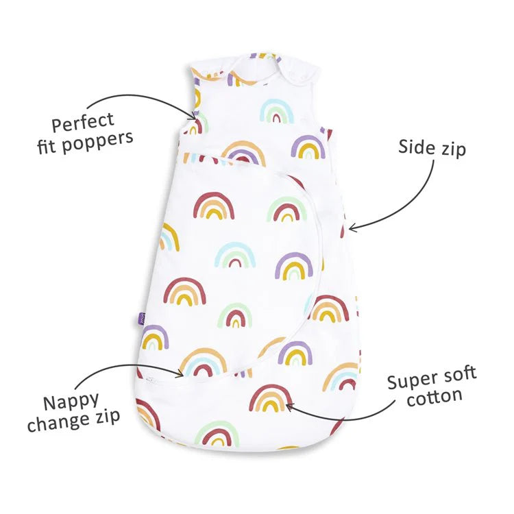 SnuzPouch Sleeping Bag 1 Tog - Colour Rainbow