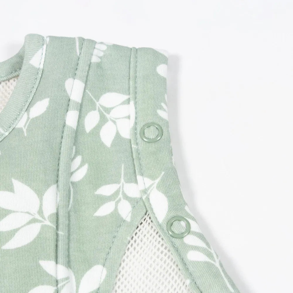 Purflo 2.5 Tog Swaddle to Sleep Bag – Fern