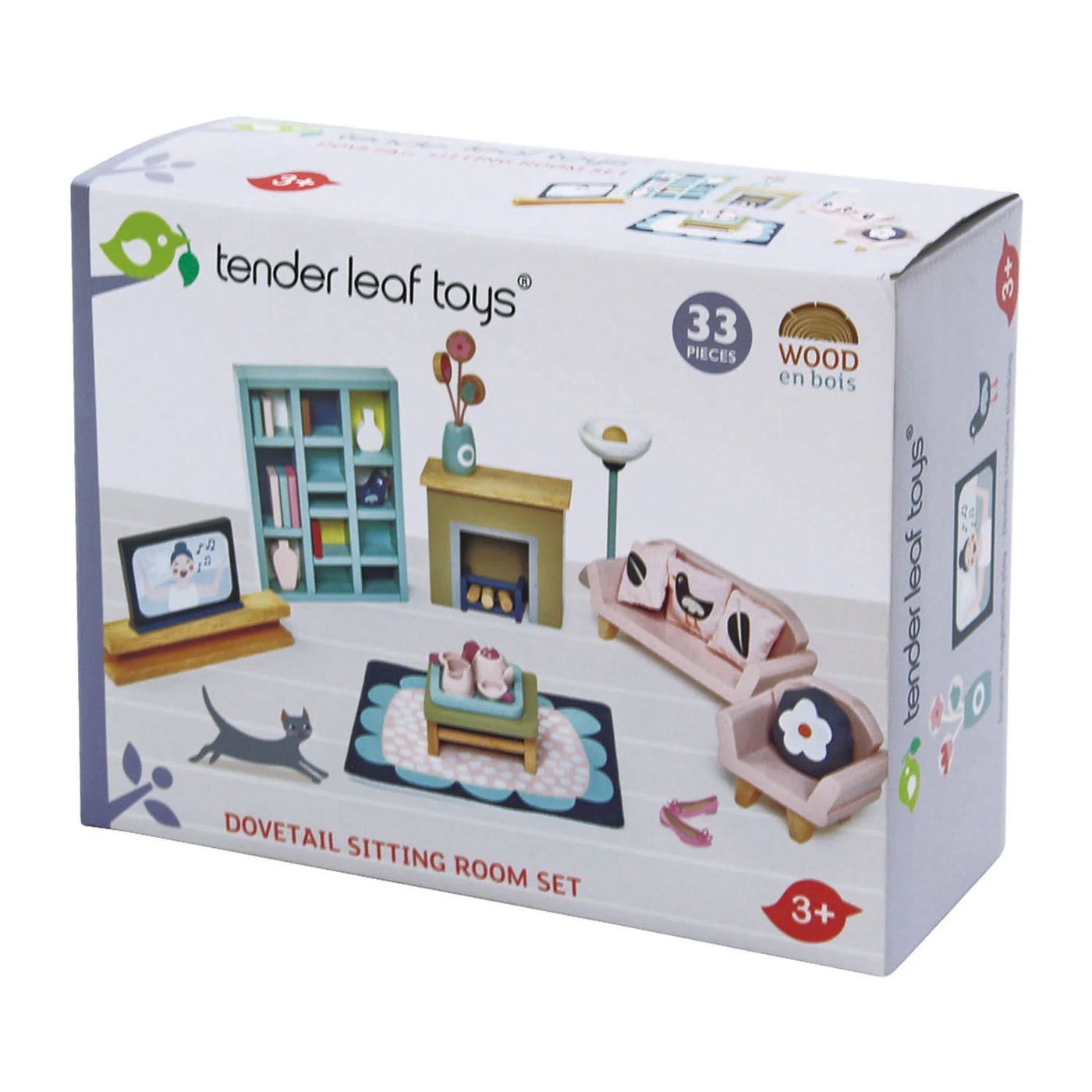 Tender Leaf Dolls House Sitting Room Furniture