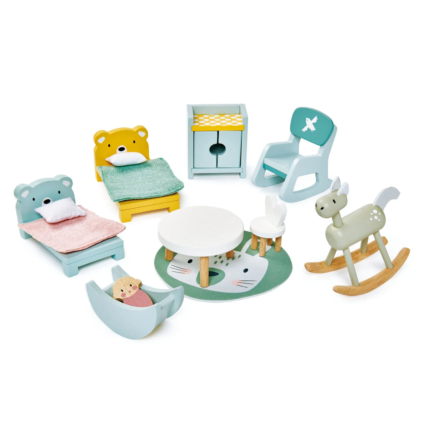 Tender Leaf Dovetail Bundle (Dovetail House, Doll Family, 5 Room Sets)