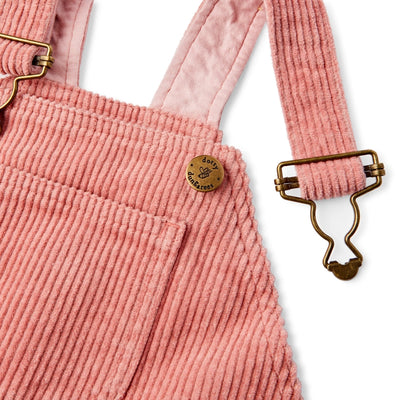 Dotty Dungarees Pink Chunky Cord