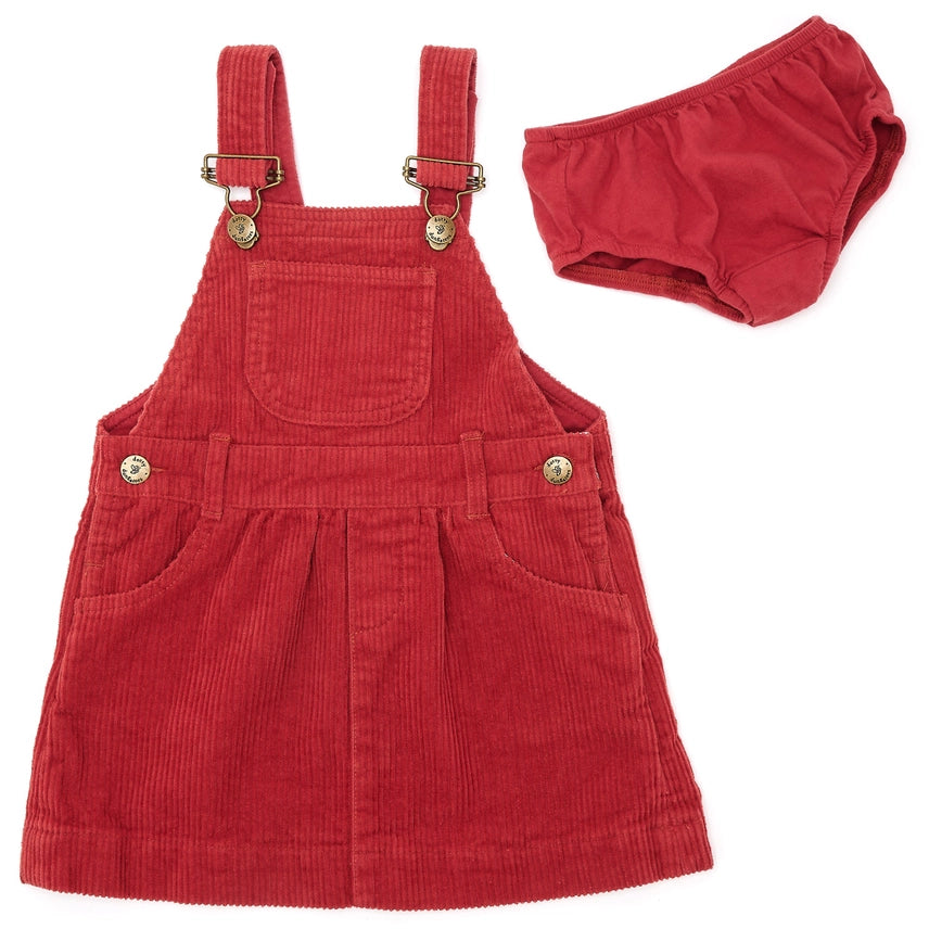 Dotty Dungarees Robin Red Dress