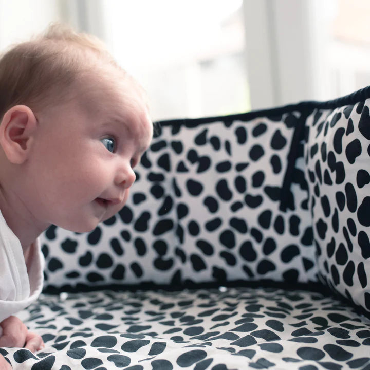 Etta Loves Animal Print Sensory Strip - reversible newborn to 4 months and 5+ months
