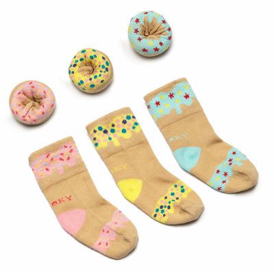 Doughnut Baby Socks - Pink