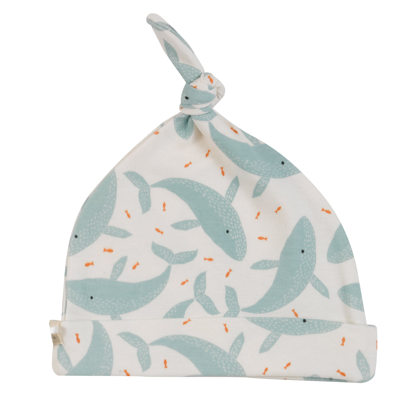 Pigeon Organics Knotted Hat - Whales