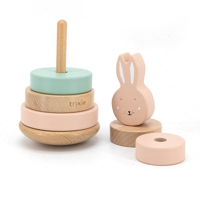 Trixie-Baby Stacking Toy - Mrs Rabbit