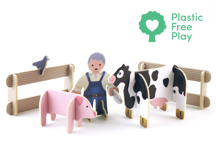 Farmyard Eco Friendly Toy Playset