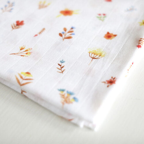 Muslin Swaddle Blanket - Little Flowers