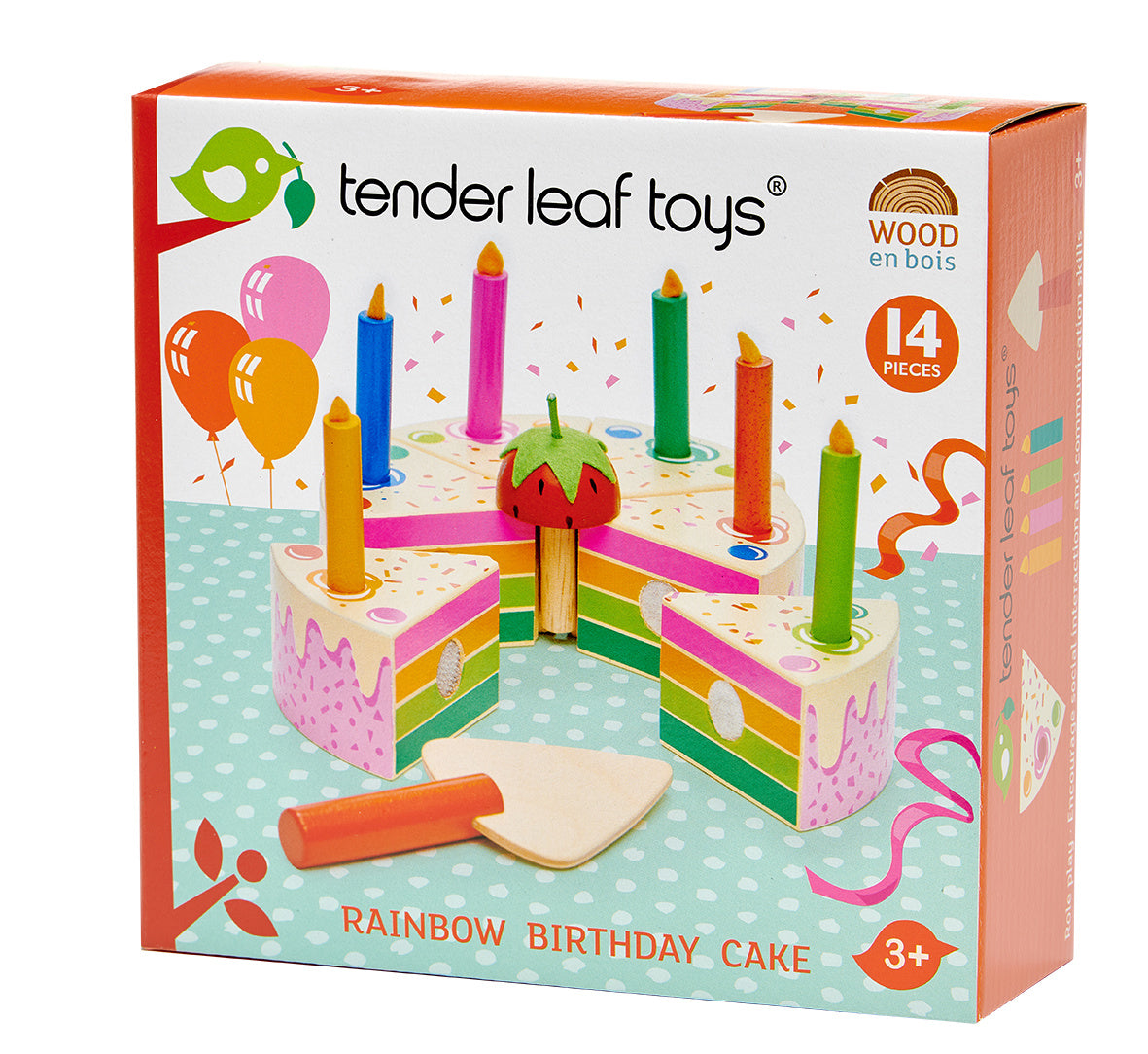 Tender Leaf Rainbow Birthday Cake