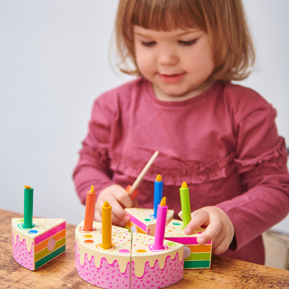 Tender Leaf Rainbow Birthday Cake